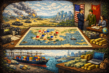 Borderhold command-table background art.